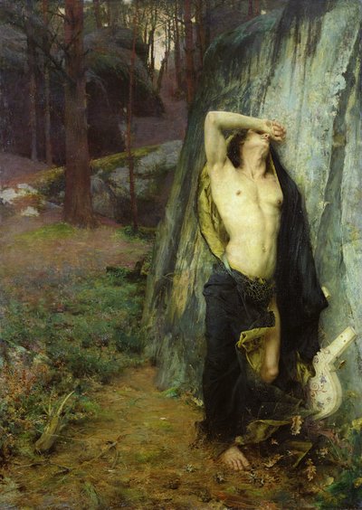 De Dood van Orpheus door Pascal Adolphe Jean Dagnan Bouveret